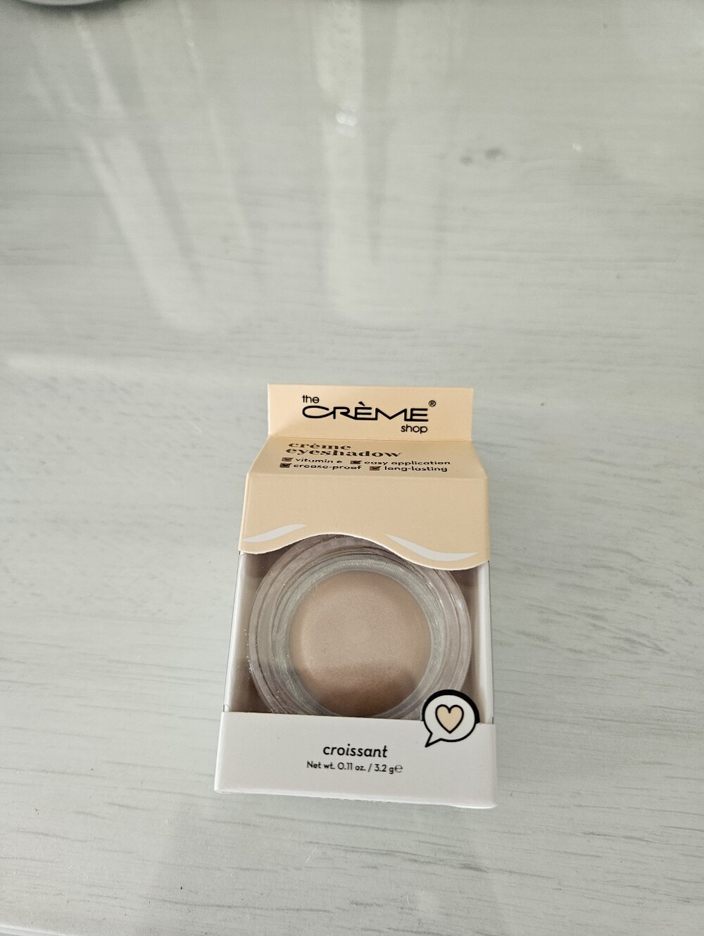 The Crème Shop Croissant Cream Eyeshadow - Neutral Beige